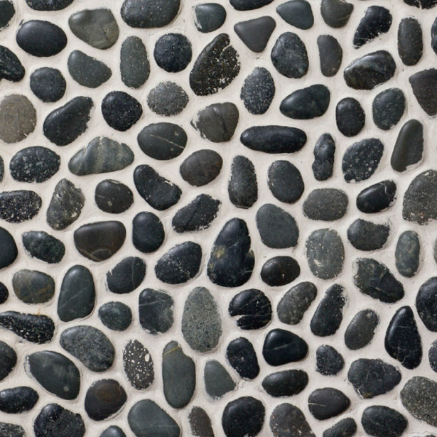Qualitystone Pebble Swarthy Black Small, Interlock, verkolla, 300x300 mm