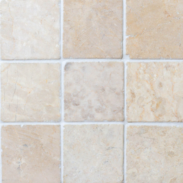 Luonnonkivilaatta Qualitystone Square White, 100 x 100 mm