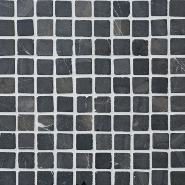 Marmorimosaiikki Qualitystone Square Gray, verkolla, 30 x 30 mm