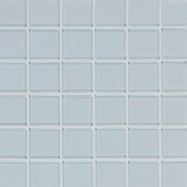 Lasimosaiikki Qualitystone Crystal Super White, verkolla, 48 x 48 mm