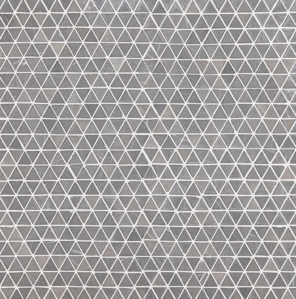 Mosaiikkilaatta Qualitystone Triangle Mini Light Grey, 30x30x30mm
