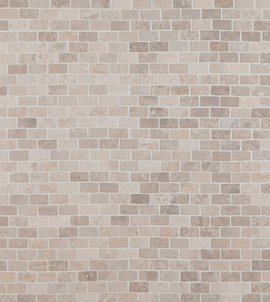 Mosaiikkilaatta Qualitystone Brick Mini White, 20x40mm