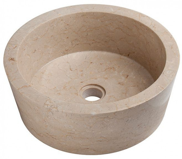 Pesuallas Qualitystone WB-BNS-LYP, Ø400mm, marmori, beige