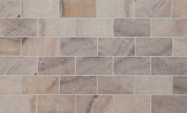 Luonnonkivilaatta Qualitystone Onyx Marble Tile, 100x200mm