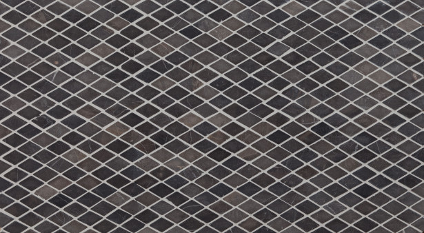 Mosaiikkilaatta Qualitystone Diamond Mini Grey, 35x55mm