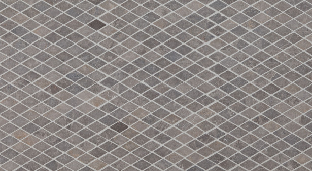 Mosaiikkilaatta Qualitystone Diamond Mini Light Grey, 35x55mm
