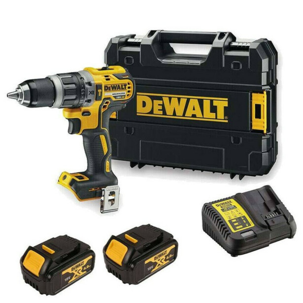 Akkuiskuporakone DeWalt XR DCD796M2-QW, 70Nm, 18V, 2x4.0Ah akuilla + TSTAK