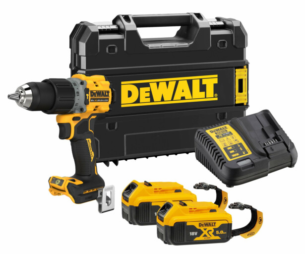 Akkuskuporakone DeWalt XR DCD805P2LRT-QW, 90Nm, 18V, 2x5.0Ah akuilla + TSTAK