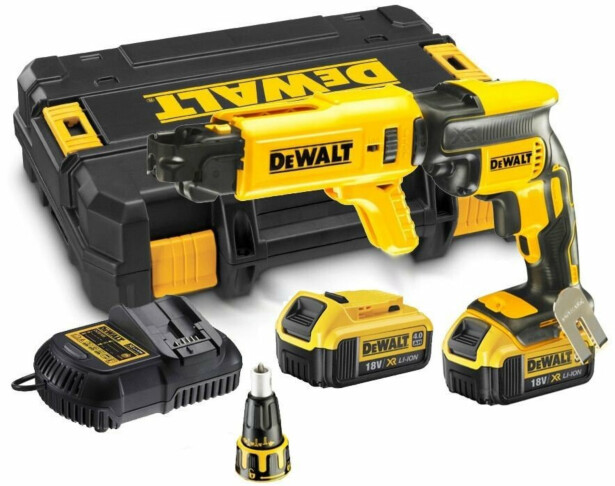 Akkukipsilevyruuvain DeWalt XR DCF620M2K-QW, 30Nm, 18V, 2x4.0Ah akuilla + TSTAK