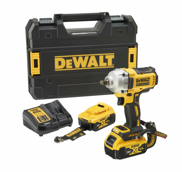Akkuiskumutterinväännin DeWalt XR DCF891P2LRT-QW, 812Nm, 18V, 2x5.0Ah akuilla + TSTAK