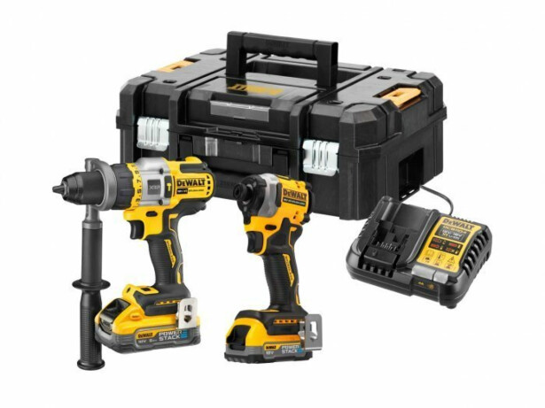 Akkutyökalusarja DeWalt XR DCK2052H1E1T-QW, 2 työkalua,, 18V, 5.0+1.7Ah akuilla + TSTAK