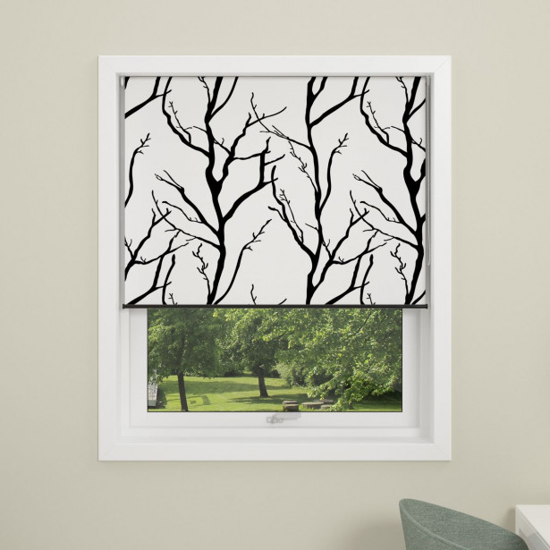 Rullakaihdin Debel Tree, 60x175cm, pimentävä, valkoinen