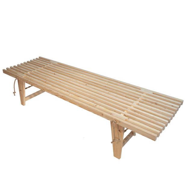 Sohvapenkki EcoFurn Daybed 190 cm, lehtikuusi, natural