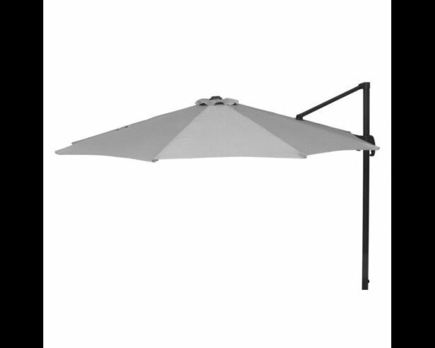 Päivänvarjo 4Living Roman, 3m, pyörivä, harmaa