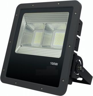 LED-valonheitin FTLIGHT Work Platinum, 100W, 4500K, 346x314x101mm, musta