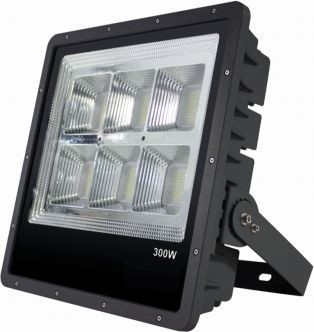 LED-valonheitin FTLIGHT Work Platinum, 300W, 4500K, 490x481x107mm, musta