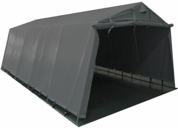 Pressutalli Prohall, 7x3.4x2.2m, oviaukko 2x2.8-3.4m, 500g/m2