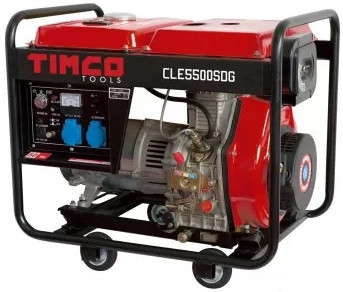 Dieselgeneraattori Timco CLE5500SDG, 230Vx2 + 12Vx1