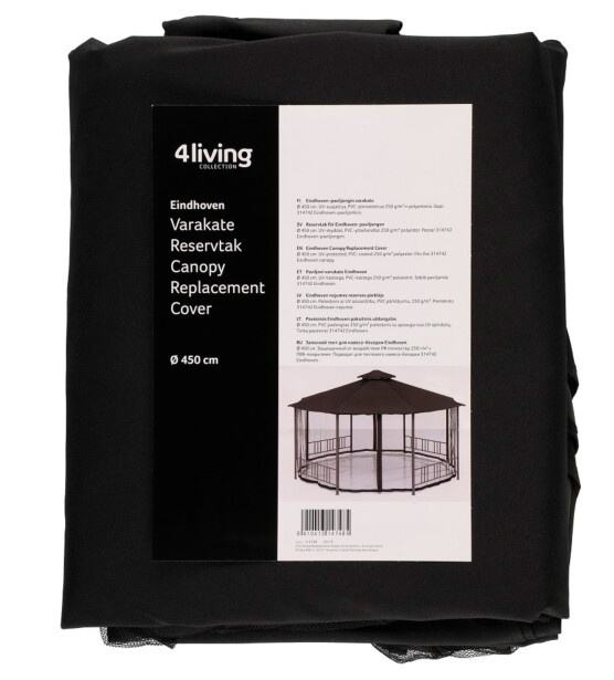 Paviljongin katto 4Living Eindhoven, musta