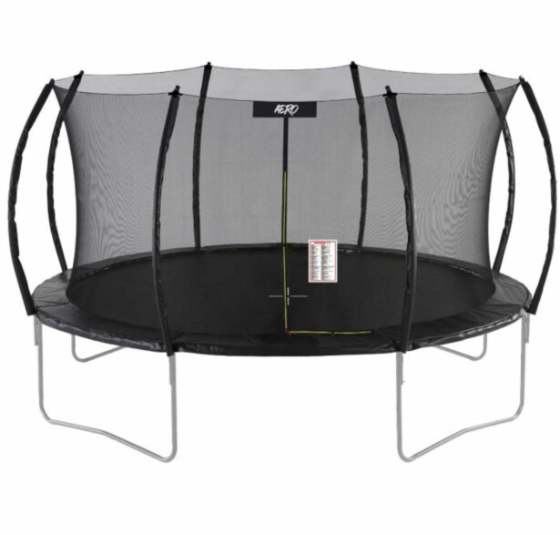 Trampoliini React Aero, Ø396cm, turvaverkolla
