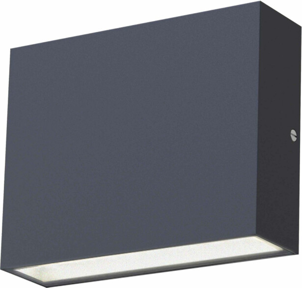LED-seinävalaisin Llitt Per II, IP54, ylös/alas, antrasiitti