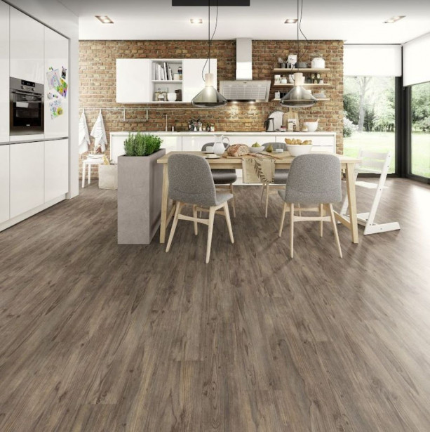 Komposiittilattia Egger Flooring Design GreenTec, Mänty Tumma, 1.995 m²/pkt