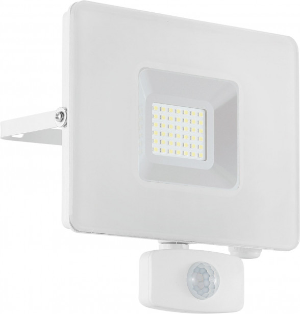 LED-ulkoseinävalaisin/-valonheitin Eglo Faedo, 190x175mm, liiketunnistimella, valkoinen