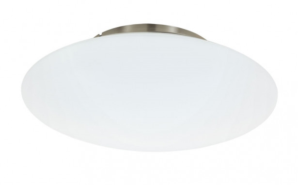 LED-plafondi Eglo Crosslink Frattina-C, 27W, Ø435x130mm, IP20, harjattu teräs/valkoinen