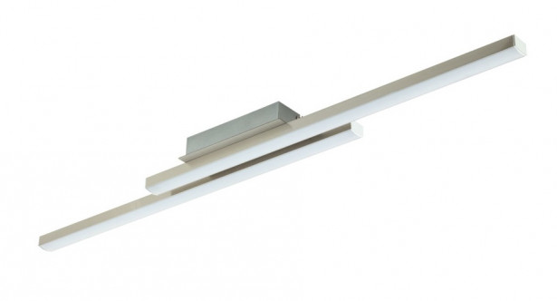LED-kattovalaisin Eglo Crosslink Fraioli-C, 2x17W, 1055x120x65mm, IP20, harjattu teräs/valkoinen