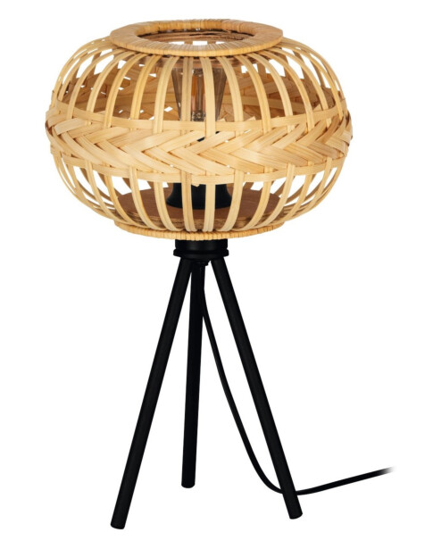 Pöytävalaisin Eglo Amsfield 1, 41cm, E27, 40W, IP20, bambu