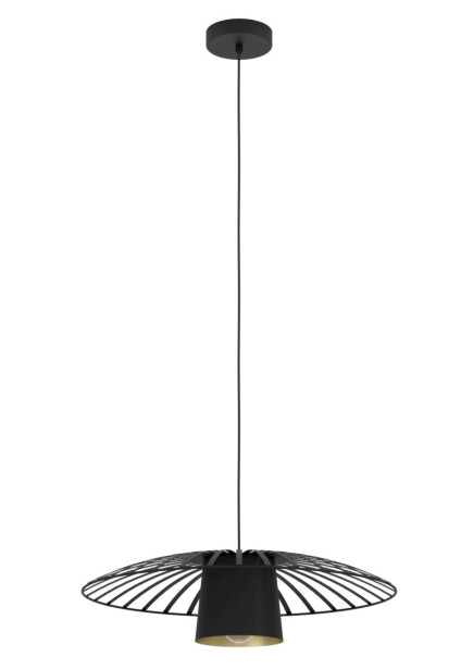 Riippuvalaisin Eglo Felixkirk, E27, 40W, IP20, musta/kulta