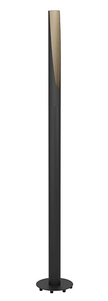 Lattiavalaisin Eglo Barbotto, 136.5cm, GU10, 4.5W, IP20, musta/puu