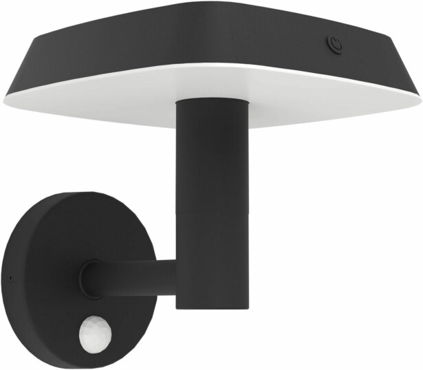 Aurinkokennoseinävalaisin Eglo Dreoli, musta/valkoinen