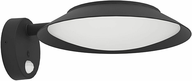 Aurinkokennoseinävalaisin Eglo Cerrisi, musta/valkoinen