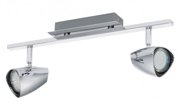 Tankovalaisin LED Corbera, 2x3W, 2-osainen, kromi