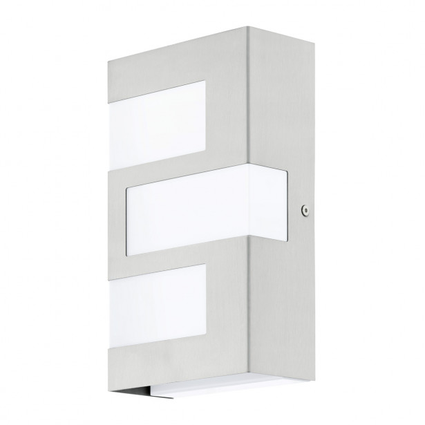 Seinävalaisin LED Ralora, 3x2,5W, ruostumaton teräs/valkoinen