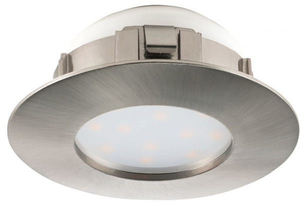 LED-alasvalo Eglo Pineda 4.9W, Ø78mm, IP20/44, teräs 95819