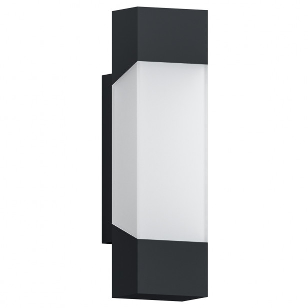 LED-seinävalaisin Eglo Gorzano, 4.8W, 80x290x105mm, IP44, antrasiitti/valkoinen