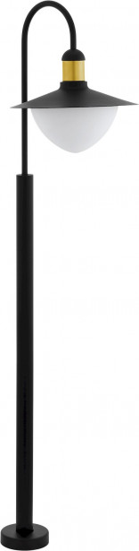 Pylväsvalaisin Eglo Sirmione, 120cm, musta/kulta