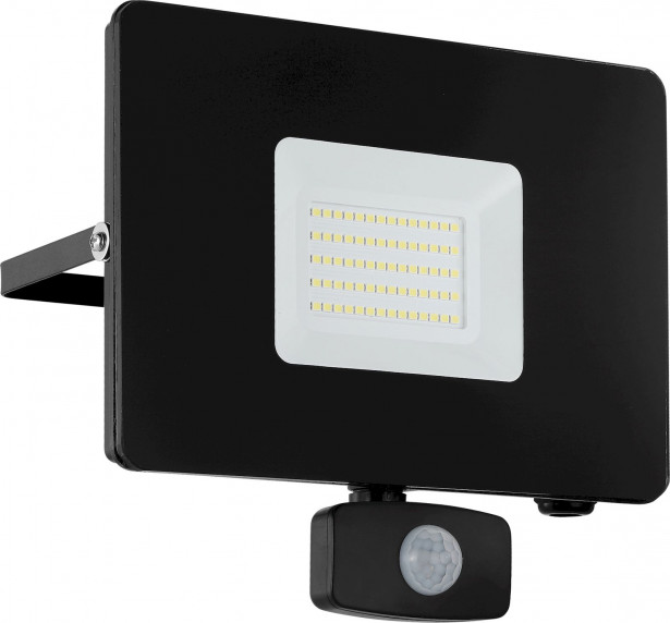 LED-ulkoseinävalaisin/-valonheitin Eglo Faedo, 200x205mm, liiketunnistimella, musta