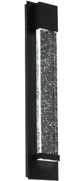 LED-ulkoseinävalaisin Eglo Villagrazia, 40x12cm, musta