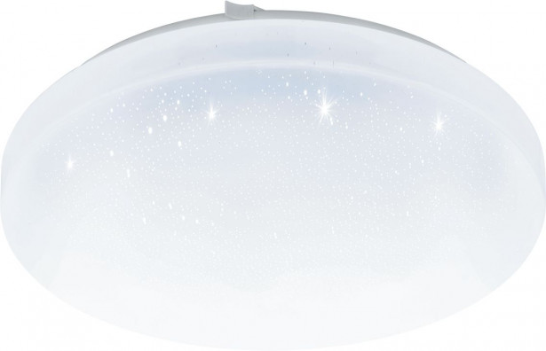 LED-plafondi Eglo Frania-A, Ø300mm, IP44, valkoinen