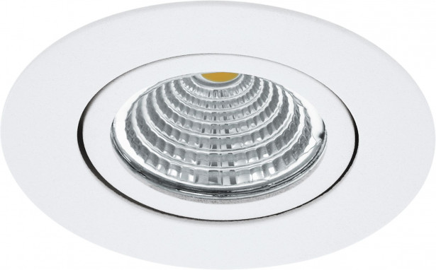LED-alasvalo Eglo Saliceto, Ø88mm, 2700K, valkoinen
