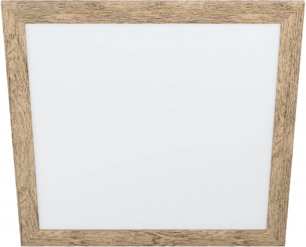 LED-kattovalaisin Eglo Plagliarone 2, 65x65cm, puu