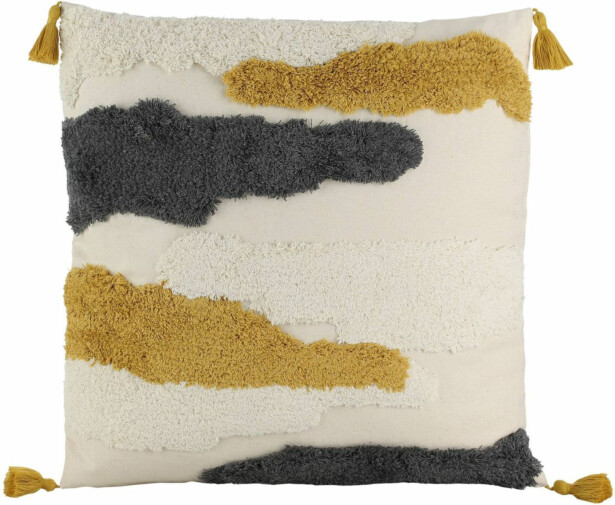Koristetyyny tupsuilla Eglo Living Chevery, 45x45cm, monivärinen