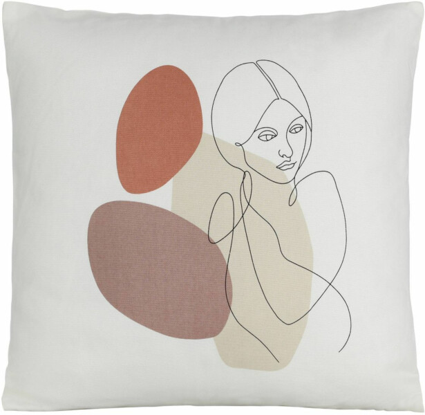 Koristetyyny Eglo Living Chevery Lines, 45x45cm, monivärinen