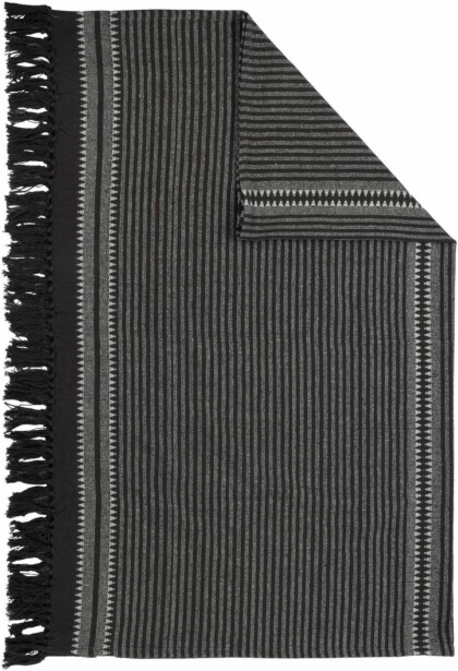 Torkkupeitto Eglo Living Longlac, 170x130cm, ruskea/valkoinen