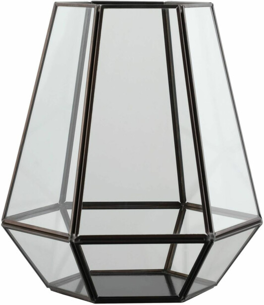 Kynttilälyhty Eglo Living Eglo Living Ambatobe, 17x14.5x19cm, musta