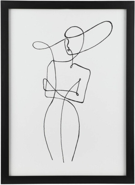 Taulu Eglo Living Roberval, 32.5x45cm, musta-valkoinen