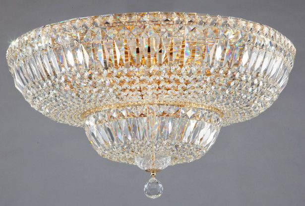 Kristallivalaisin Maytoni Diamant Crystal Basfor 16-G, 605mm, kulta